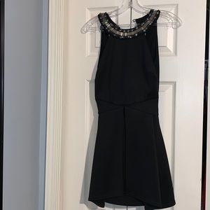 Bebe Black Sequin Dress